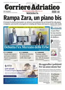 Corriere Adriatico Macerata - 11 Ottobre 2023