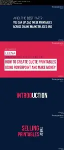 How To Create QUOTE PRINTABLES In PowerPoint & Make $1,000s!