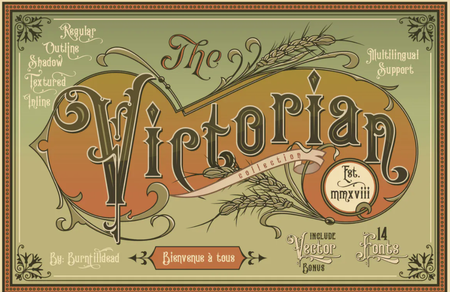 Victorian Fonts Collection - Envato Elements