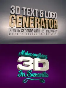 Creative Market 3D Text & Logo Generator - 1