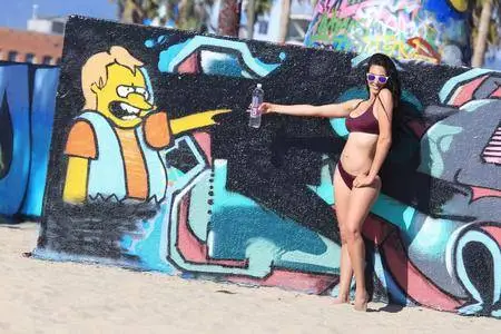 Tania Marie - 138 Water Photoshoot in Venice Beach on November 13, 2017