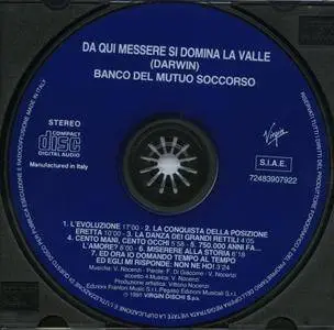 Banco del Mutuo Soccorso - Darwin (1991) [Virgin Dischi SpA 8 39079 2, Italy]