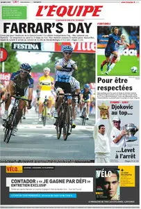 L'EQUIPE (5 Juillet 2011)