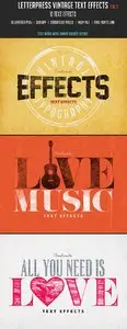 GraphicRiver Letterpress Vintage Text Effects 3