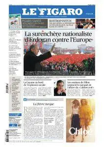 Le Figaro du Lundii 27 Mars 2017