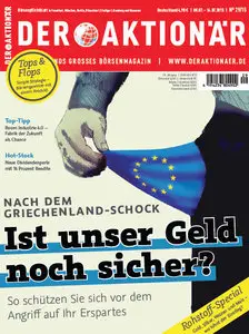 Der Aktionär Magazin No 29 vom 06 Juli 2015