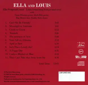Ella Fitzgerald & Louis Armstrong - Ella and Louis (1956) [LIM Ultra HD 32-bit Remastered 2010]