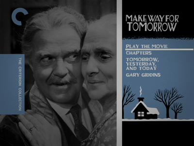 Make Way For Tomorrow (1937) - (The Criterion Collection - #505) [DVD9] [2010]