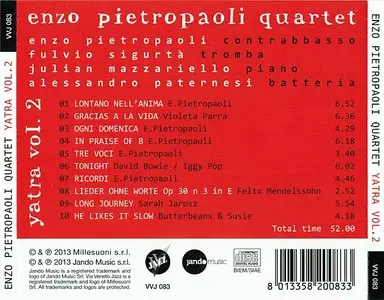 Enzo Pietropaoli Quartet - Yatra Vol.2 (2013) {Via Veneto}
