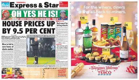 Express and Star Sandwell Edition – December 28, 2017