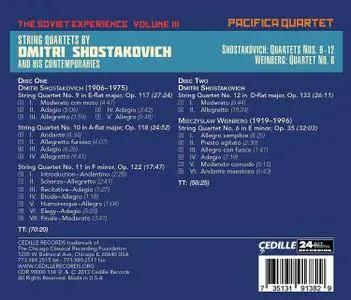 Pacifica Quartet - Shostakovich & Weinberg: The Soviet Experience Vol. 3 (2013) [Official Digital Download 24/96]