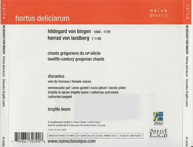 Hildegard v. Bingen & Herrad v. Landsberg - Hortus Deliciarum: twefth-century gregorian chants (2004)