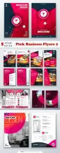 Vectors - Pink Business Flyers 2