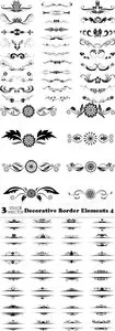 Vectors - Decorative Border Elements 4