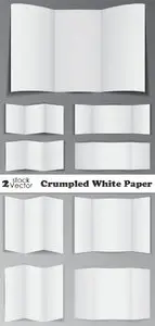 Vectors - Crumpled White Paper