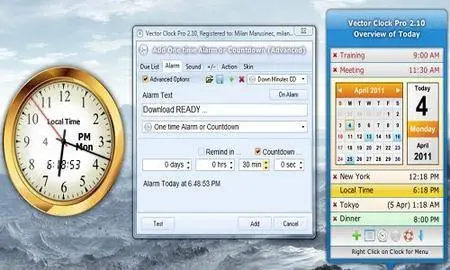 Vector Clock Pro 2.20 Portable