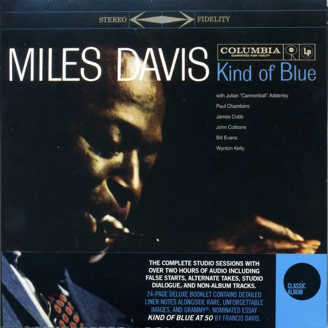 Песня kind of blue. Miles Davis - kind of Blue (1959). Kind of Blue Майлз Дэвис обложка. Miles Davis kind of Blue обложка. Miles Davis kind of Blue Cover.