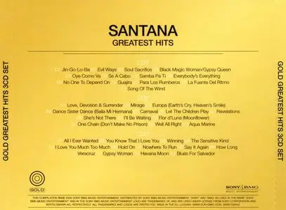 Santana - Gold: Greatest Hits (2008) {3CD Box Set}