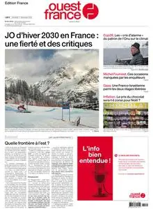 Ouest-France Édition France - 1 Décembre 2023