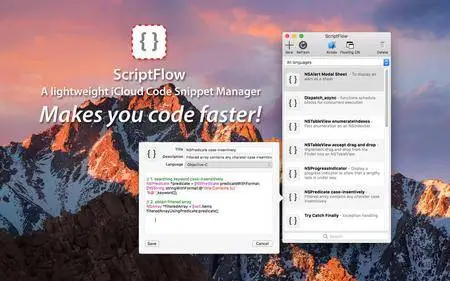 ScriptFlow 1.5 Mac OS X