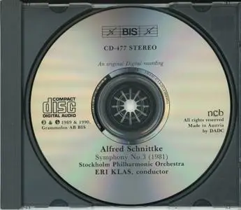 Alfred Schnittke - Symphony No.3 - Stockholm Philharmonic Orchestra, Eri Klas (1990) {BIS Schnittke Edition, BIS-477} (Item #6)