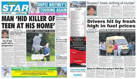Shropshire Star Shrewsbury Edition – August 31, 2018