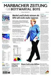Marbacher Zeitung - 25. September 2017