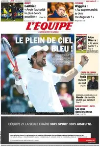 L'Equipe Edition du Mardi 22 Janvier 2013