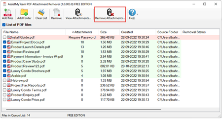 AssistMyTeam PDF Attachment Remover 1.0.903.0
