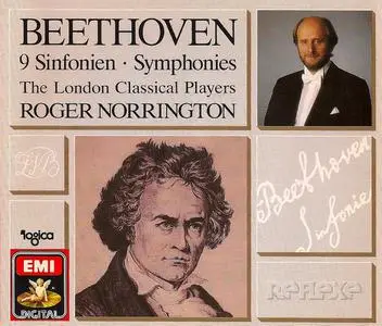 Roger Norrington, The London Classical Players - Ludwig van Beethoven: Symphonies 1-9, Overtures [6CDs] (1997)