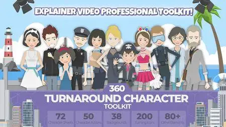 360 Turnaround Character Toolkit - Project for After Effects (VideoHive)