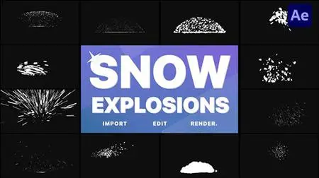 Snow Explosions | After Effects 35118985