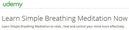 Learn Simple Breathing Meditation Now