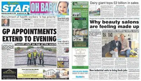 Shropshire Star Shrewsbury Edition – September 26, 2018