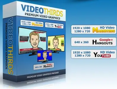 Video Thirds (Premium Video Graphics)