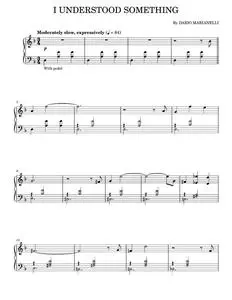 I Understood Something - Dario Marianelli (Piano Solo)