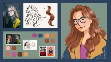 Drawing Stylized Hair: Tips for Portrait Illustration