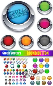 Round button - Stock Vectors