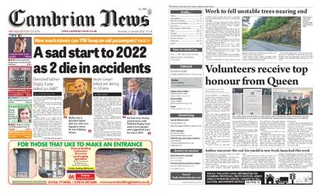 Cambrian News Arfon & Dwyfor – 14 January 2022