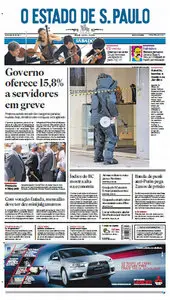 Jornal O Estado de São Paulo - 18 de agosto de 2012 - Sábado