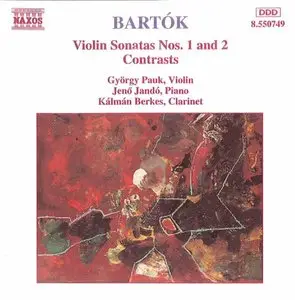 Bela Bartok [1881-1945] - Violin Sonatas~Contrasts* [Gyorgy Pauk-v Jeno Jando-p Kalman Berkes-cl*]