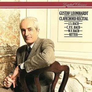 Gustav Leonhardt - Clavichord Recital: Ritter, J.S. Bach, W.F. Bach, C.P.E. Bach (1990)