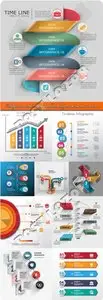 Diagram and infographics design elements vector 9