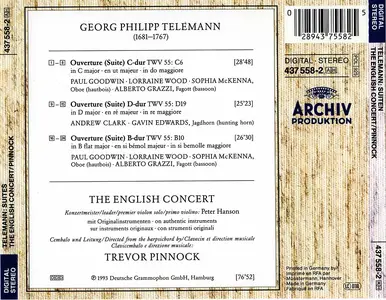 Trevor Pinnock, The English Concert - Georg Philipp Telemann: Suiten (1993)