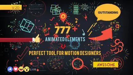 Shape Elements V2.0 - Project for After Effects (VideoHive)