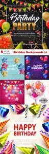 Vectors - Birthday Backgrounds 31