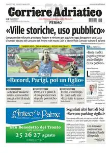 Corriere Adriatico Fermo - 24 Agosto 2023