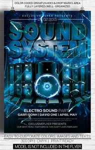 Flyer Template - Sound System Party