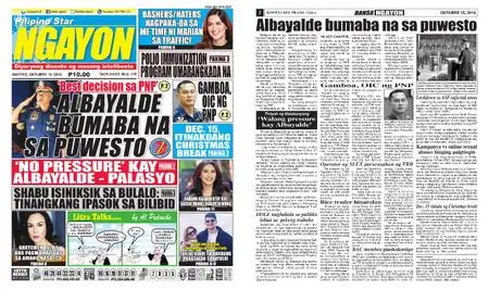 Pilipino Star Ngayon – Oktubre 15, 2019