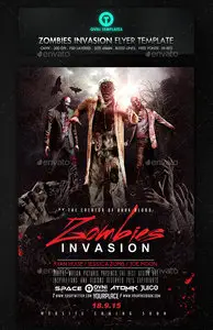 GraphicRiver - Zombies Dead Invastion Flyer Template